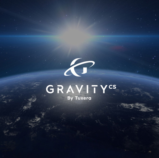 Tuxera Embedded file systems: Gravity logo